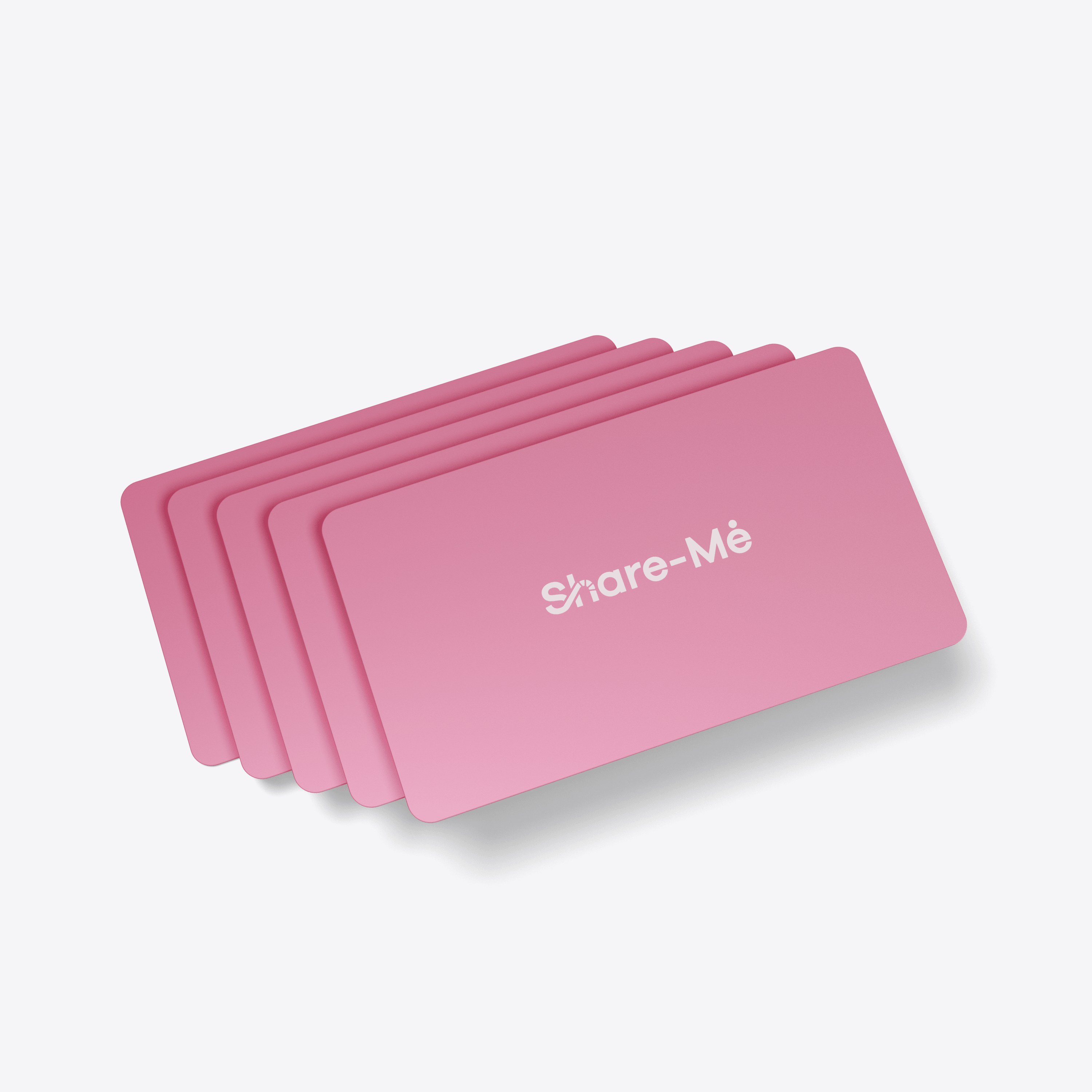 スマート名刺 - ShareCardピンク5枚